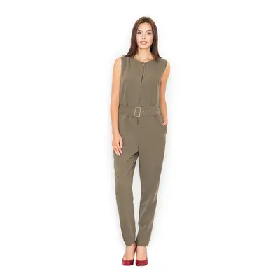 Figl Woman's Jumpsuit M488 Olive