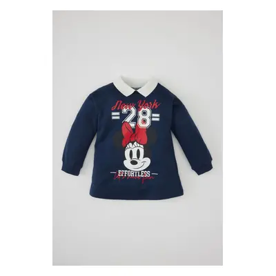 DEFACTO Baby Girl Disney Mickey & Minnie Long Sleeve Dress