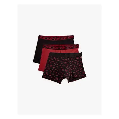 Koton Game Printed Cotton 3-Piece Boxer Set