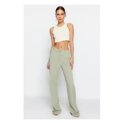 Trendyol Mint More Sustainable 100% Tencel™ Low Waist Wide Leg Jeans