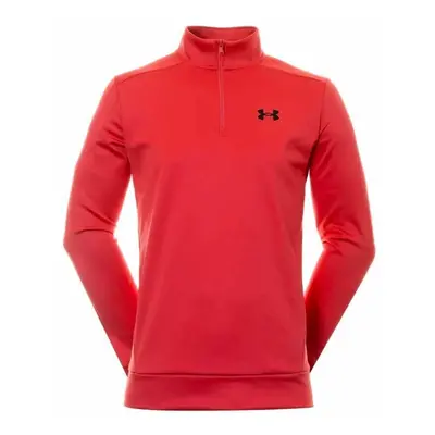 Pánská mikina Under Armour UA Armour Fleece 1/4 Zip-RED