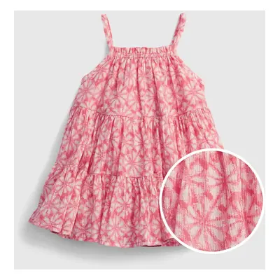 GAP Baby šaty gauze tiered floral dress - Holky