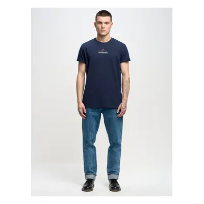 Big Star Man's T-shirt_ss T-shirt Blue