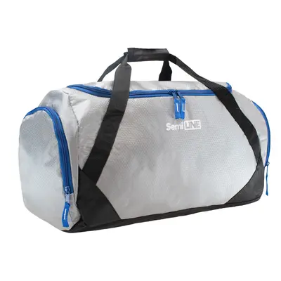 Semiline Unisex's Fitness Bag A3044-1 Grey/Navy Blue