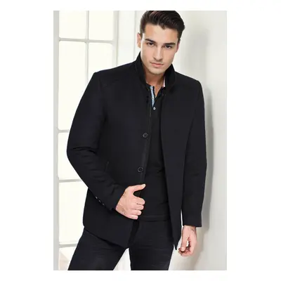 PLT8327 DEWBERRY MEN'S COAT-NAVY-1