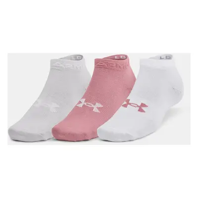 Under Armour Ponožky UA Essential Low Cut 3pk-PNK - unisex