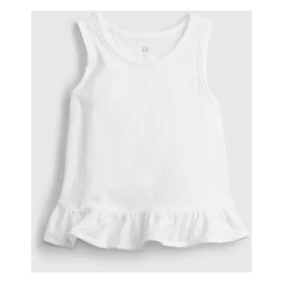 GAP Dětský top split ruffle tank - Holky