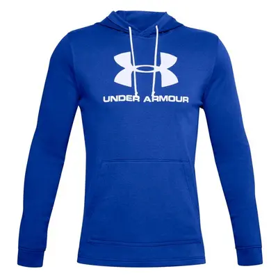 Pánská mikina Under Armour SPORTSTYLE TERRY LOGO HOODIE blue