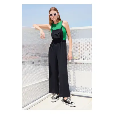 Bigdart Strap Jumpsuit - Black