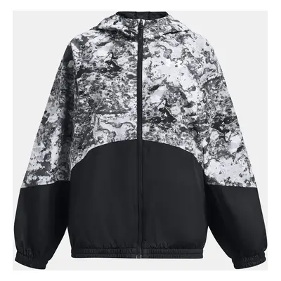 Under Armour Bunda Woven FZ Jacket-BLK - Holky