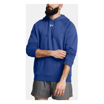 Pánská mikina Under Armour UA Rival Fleece Hoodie-BLU - Pánské