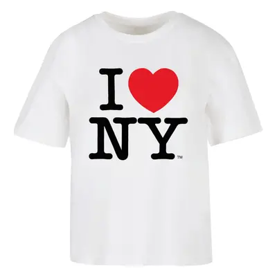 Dámské tričko I Love NY bílé