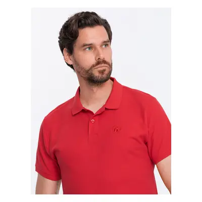 Ombre Men's pique knit polo shirt