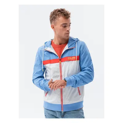 Ombre Men's hooded windbreaker jacket