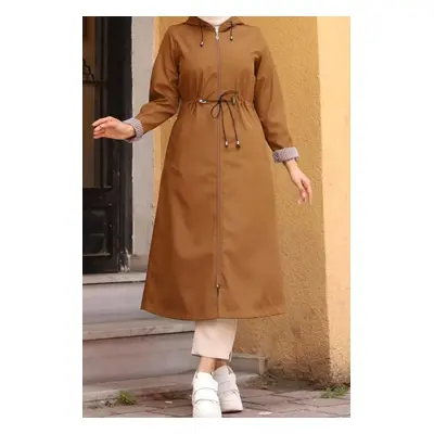 63777 Dewberry Hooded Women Trenchcoat-TABA