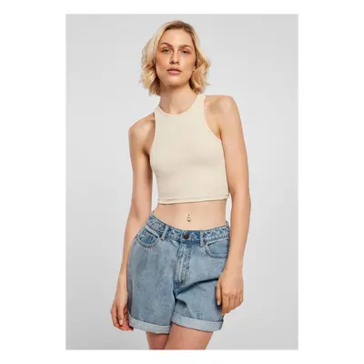 Dámská měkká tráva Cropped Rib Top