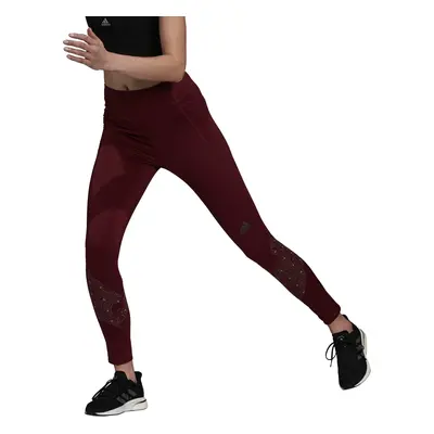 Dámské legíny adidas Own The Run Radically Reflective 7/8 Tights Shadow Red