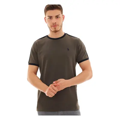 T8584 DEWBERRY MEN'S T-SHIRT-KHAKI