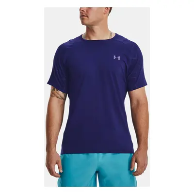 Under Armour Tričko UA Rush Emboss SS-BLU - Pánské