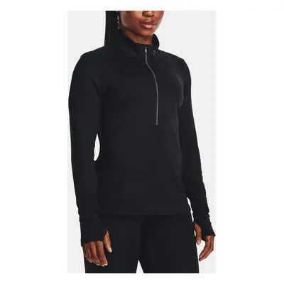 Under Armour Tričko UA Qualifier Run 1/2 Zip-BLK - Dámské