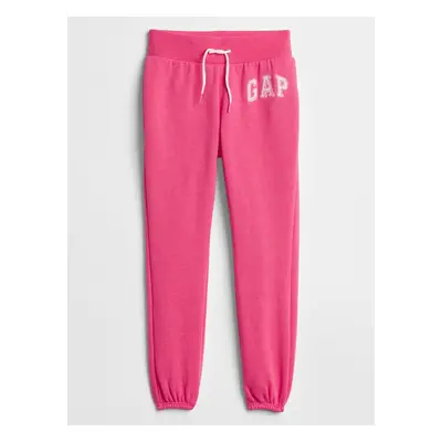 GAP Dětské tepláky Logo fleece pants - Holky