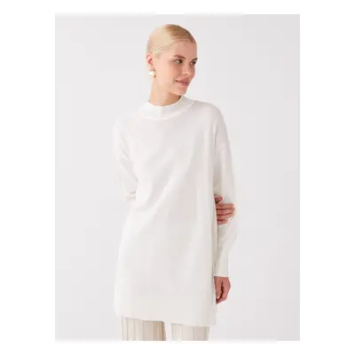 LC Waikiki Half Turtleneck Plain Long Sleeve Women's Knitwear Tunic