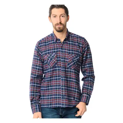 G566 DEWBERRY SHIRT-NAVY-RED