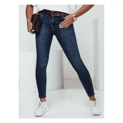 Spodnie damskie BELTZEN skinny z paskiem jeansowe Dstreet