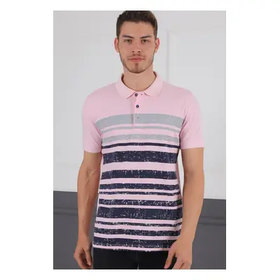 T0453 DEWBERRY DIO RISE MEN'S T-SHIRT-PINK