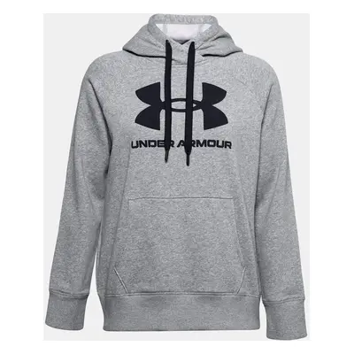 Under Armour Mikina Rival Fleece Logo Hoodie-GRY - Dámské