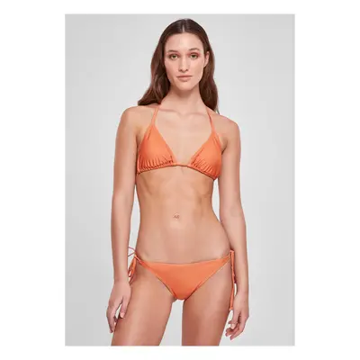 Dámské recyklované trojúhelníkové bikiny vintageorange