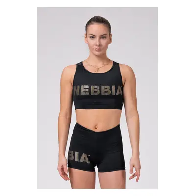 Dámský top Nebbia Intense Gold Mesh Mini Top black