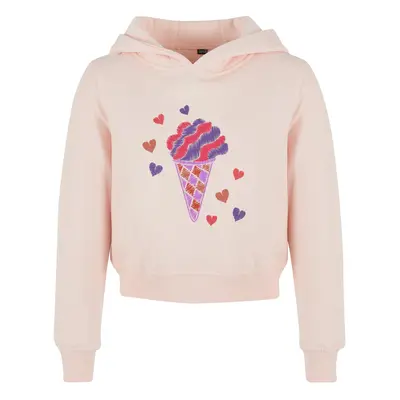 Kids Ice Cream Hoody pink