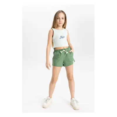 DEFACTO Girls' Laced Waist Shorts