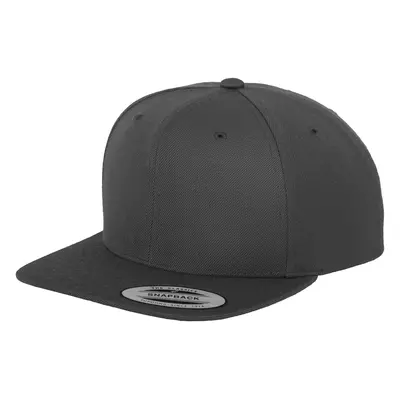 Klasický Snapback tmavě šedý