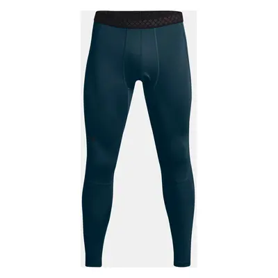 Under Armour Legíny UA ColdGear Rush Leggings-BLU - Pánské