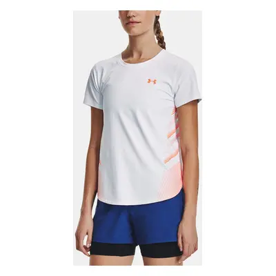 Under Armour Tričko UA Iso-Chill Laser Tee II-WHT - Dámské