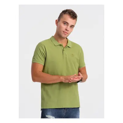 Ombre Men's pique knit polo shirt