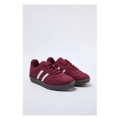 Trendyol Burgundy Retro Lace-Up Women's Sneakers