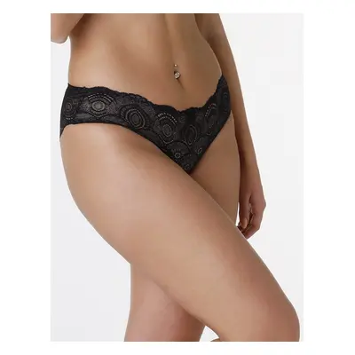 Černé dámské krajkové kalhotky Wonderbra GLAMOUR SHORTY