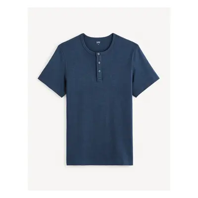 Celio Tričko henley Genperle - Pánské