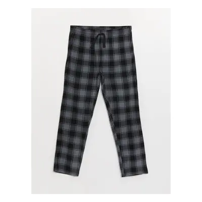 LC Waikiki Standard Pattern Plaid Fleece Pajama Bottom