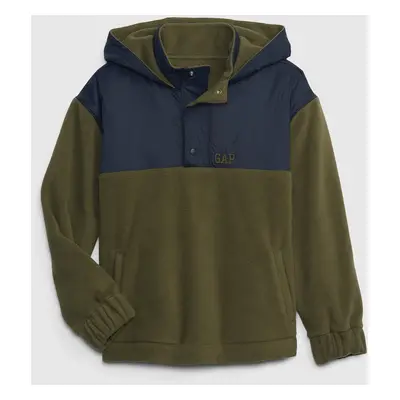 GAP Dětská mikina polar fleece - Kluci