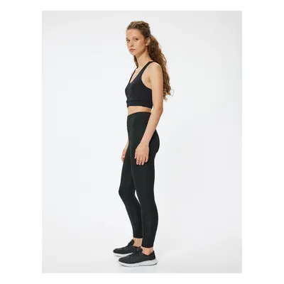 Koton Sports Tights High Waist Slim Fit Interlock