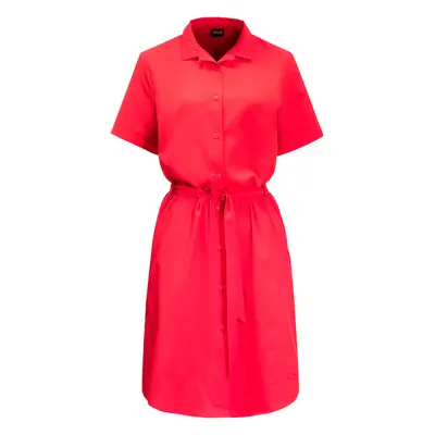 Dámské šaty Jack Wolfskin Holiday Midi Dress Tulip Red