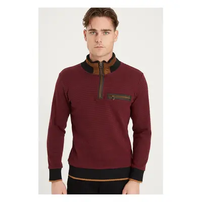 1039 DEWBERRY MEN'S SWEATSHIRT-BURGUNDY