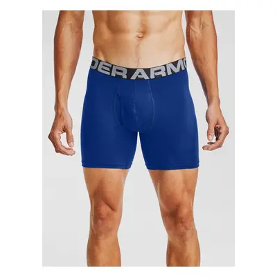 Under Armour Boxerky UA Charged Cotton 6in Pack-BLU - Pánské