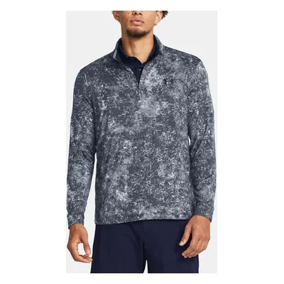 Under Armour Mikina UA Playoff Printed 1/4 Zip-GRY - Pánské