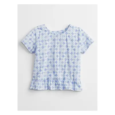 GAP Dětské tričko wrap back t-shirt - Holky