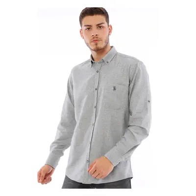 G723 DEWBERRY MEN'S SHIRT-GREY